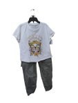Girl's cargo pant set